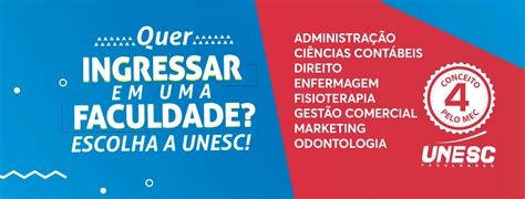 Informações e contatos « UNESC Faculdades .